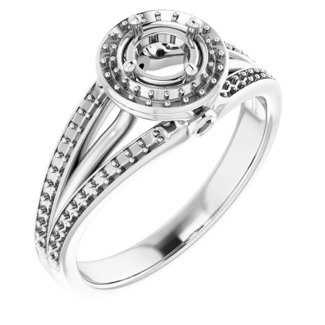 Halo-Style Engagement Ring