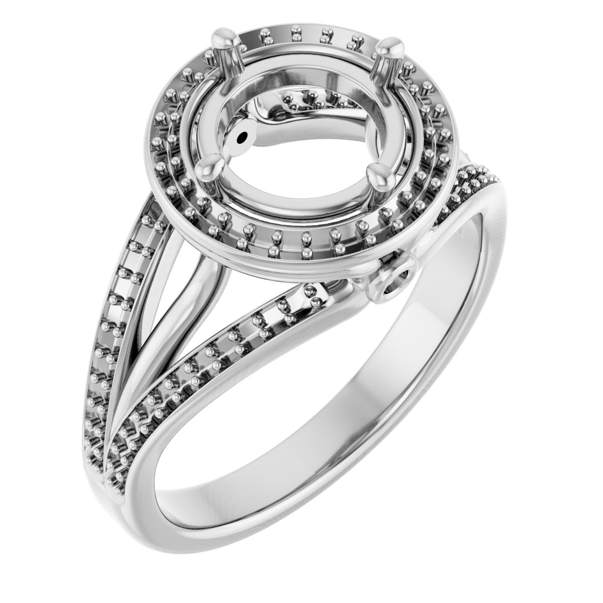 Halo-Style Engagement Ring