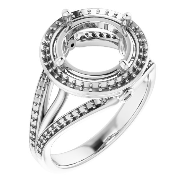 Halo-Style Engagement Ring