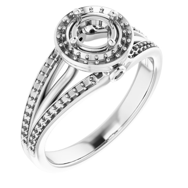 Halo-Style Engagement Ring