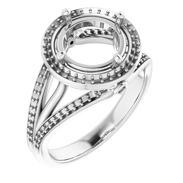 Halo-Style Engagement Ring