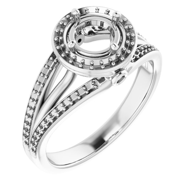 Halo-Style Engagement Ring
