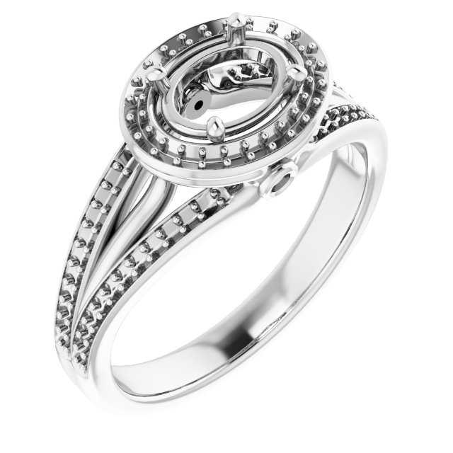 Halo-Style Engagement Ring