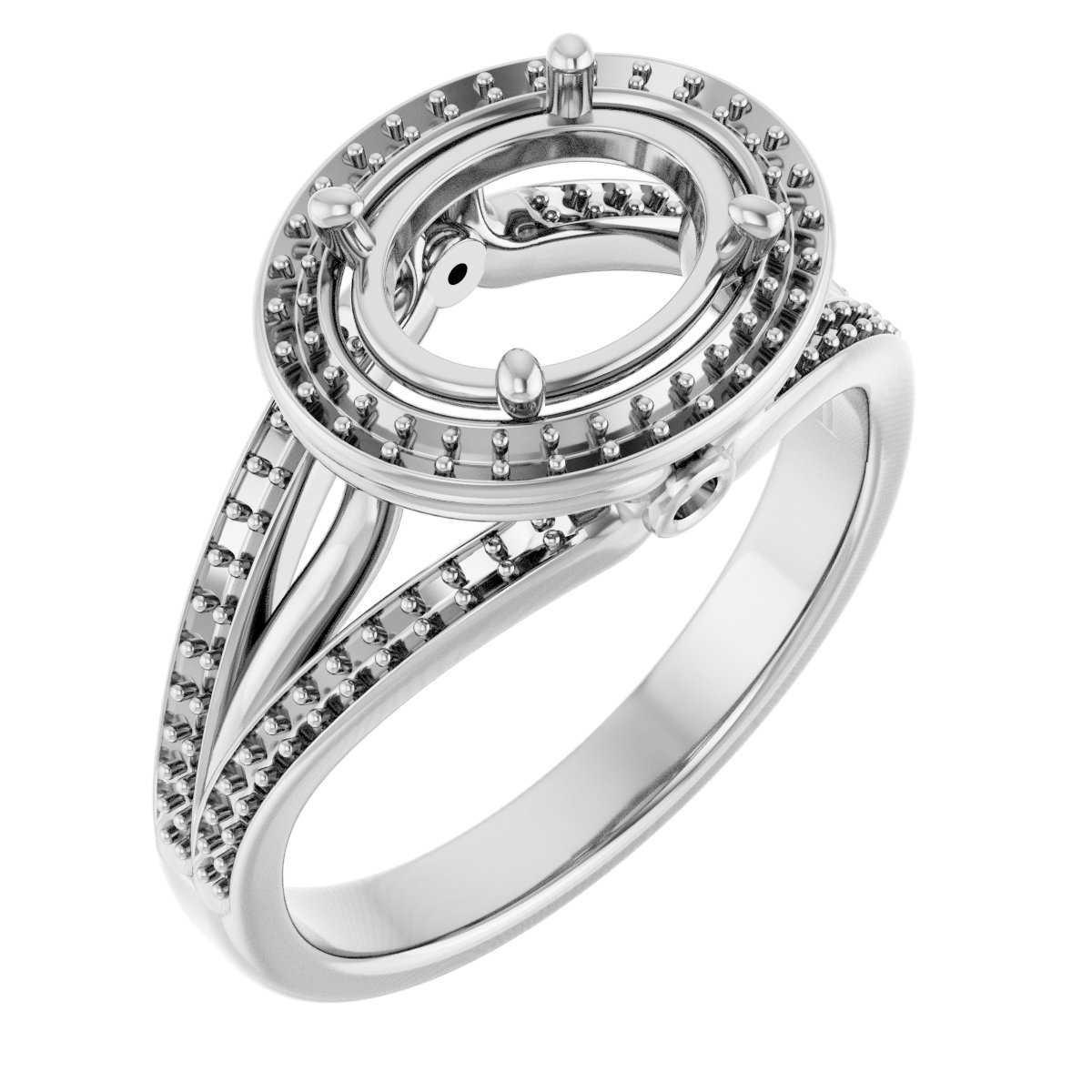 Halo-Style Engagement Ring