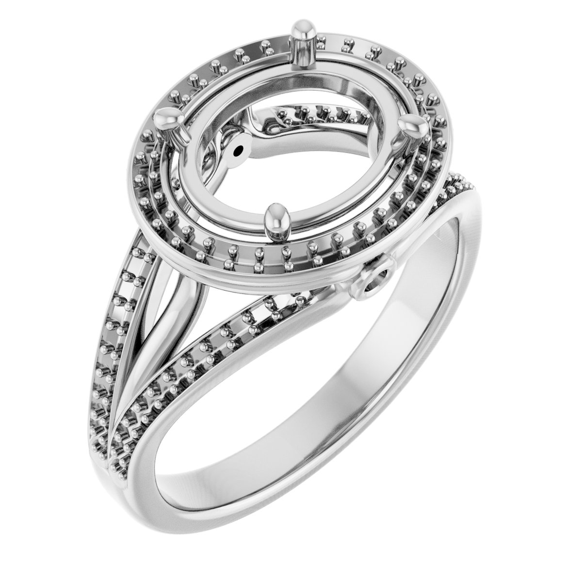 Halo-Style Engagement Ring