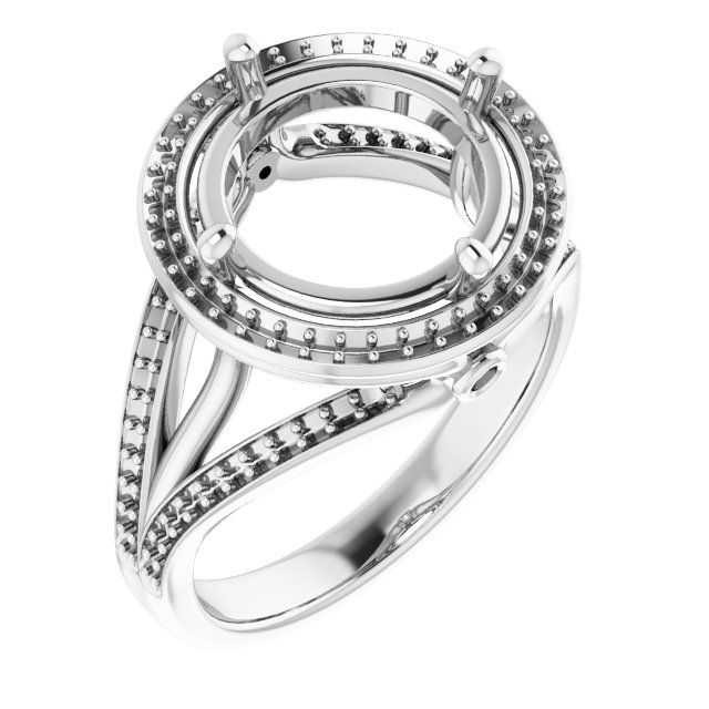 Halo-Style Engagement Ring