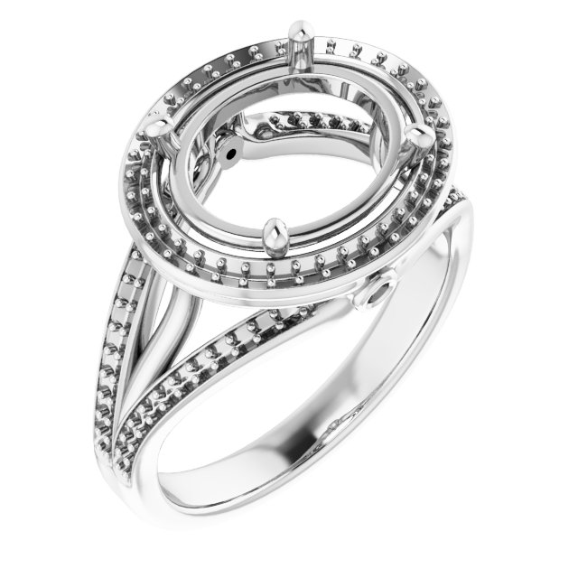 Halo-Style Engagement Ring