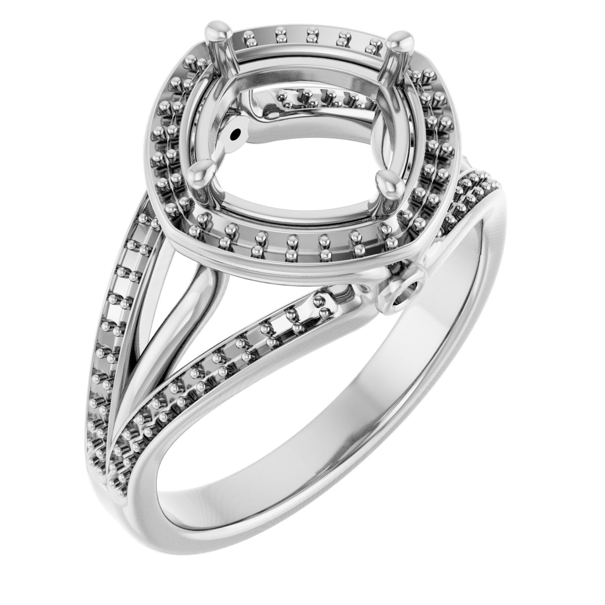 Halo-Style Engagement Ring