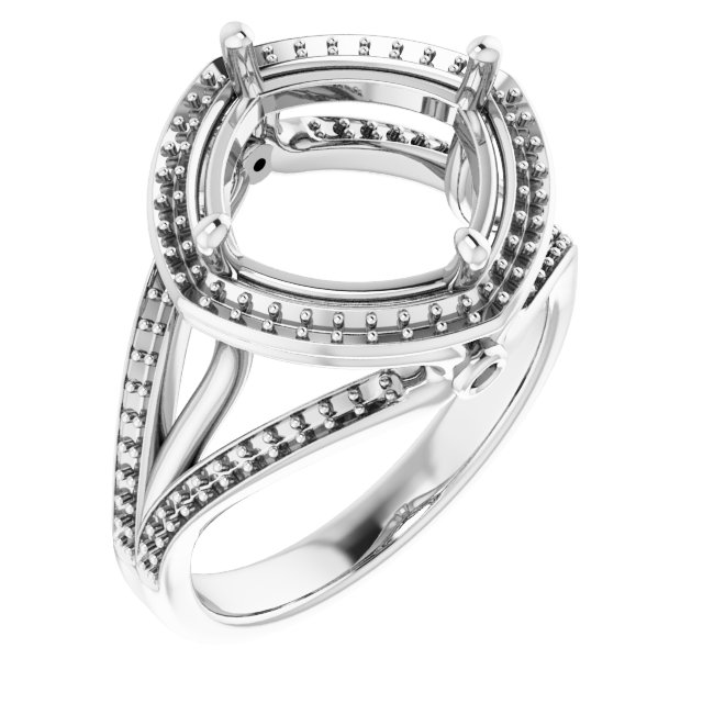 Halo-Style Engagement Ring