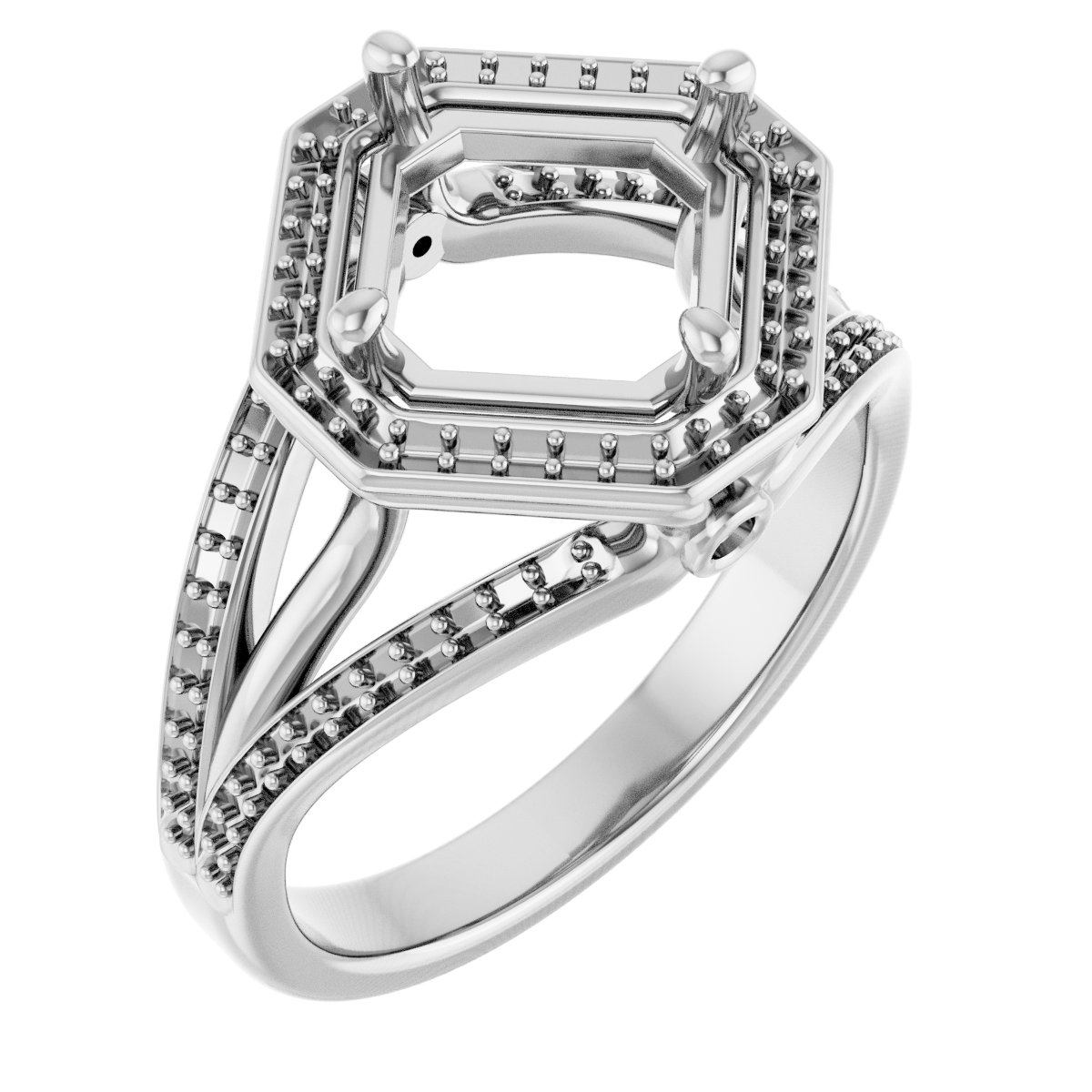 Halo-Style Engagement Ring