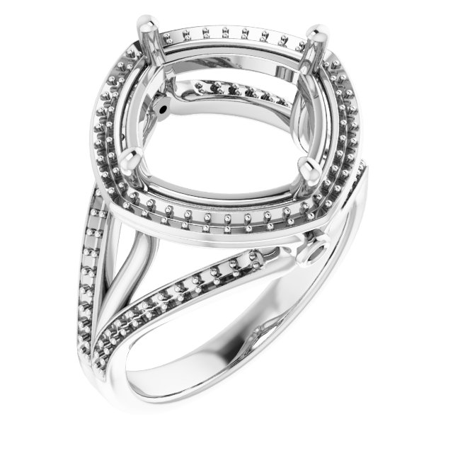 Halo-Style Engagement Ring