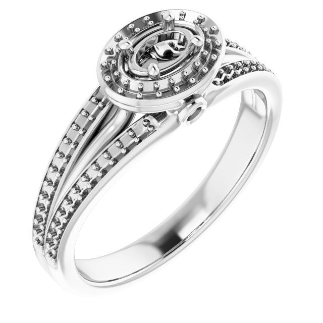 Halo-Style Engagement Ring