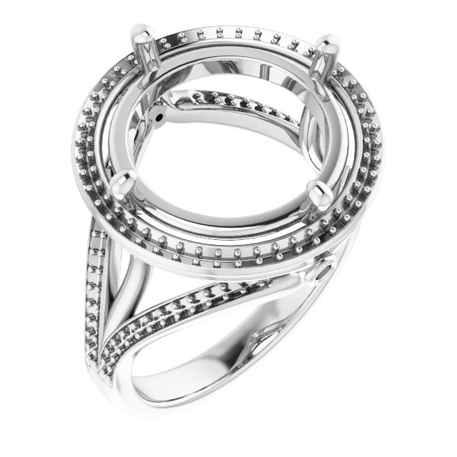 Halo-Style Engagement Ring