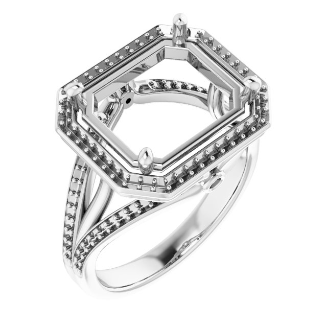Halo-Style Engagement Ring