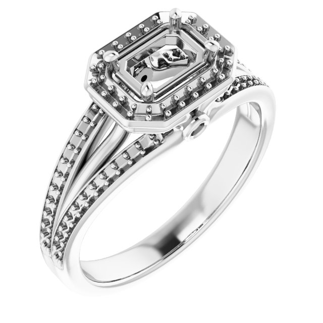 Halo-Style Engagement Ring