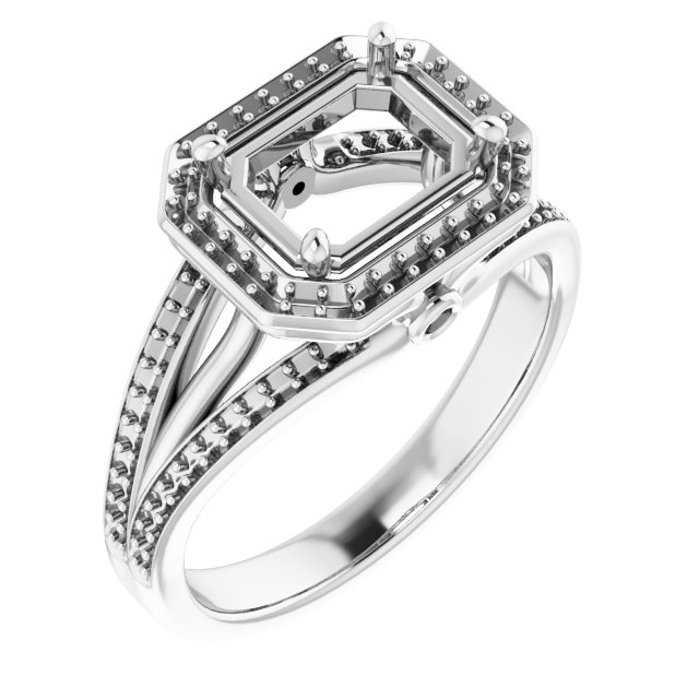Halo-Style Engagement Ring