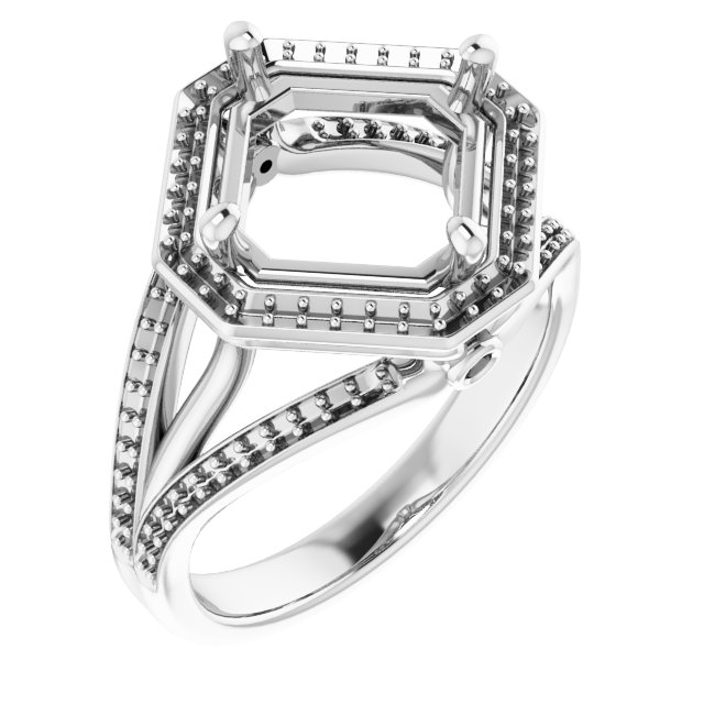 Halo-Style Engagement Ring