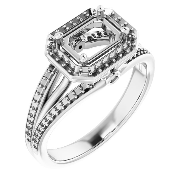 Halo-Style Engagement Ring