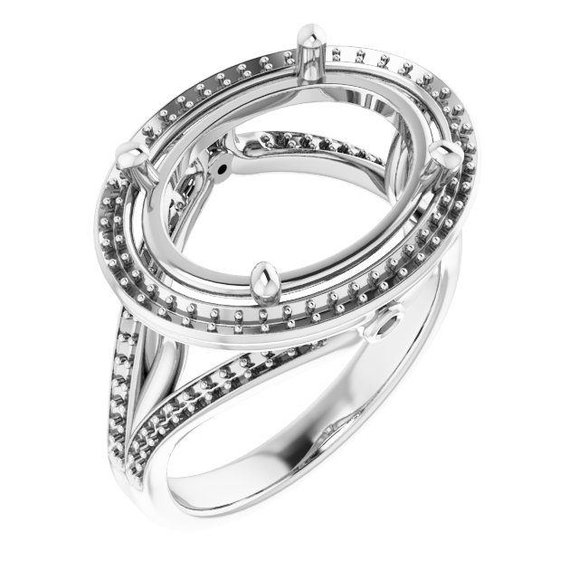 Halo-Style Engagement Ring