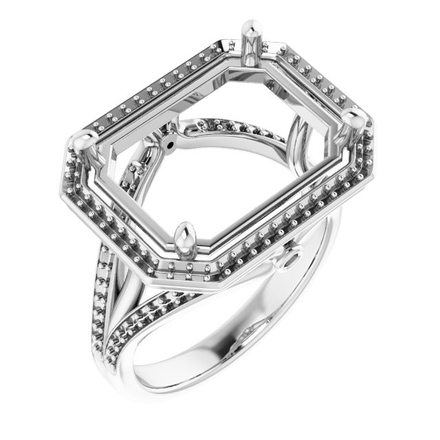 Halo-Style Engagement Ring
