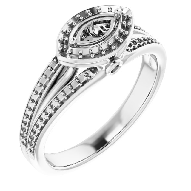 Halo-Style Engagement Ring