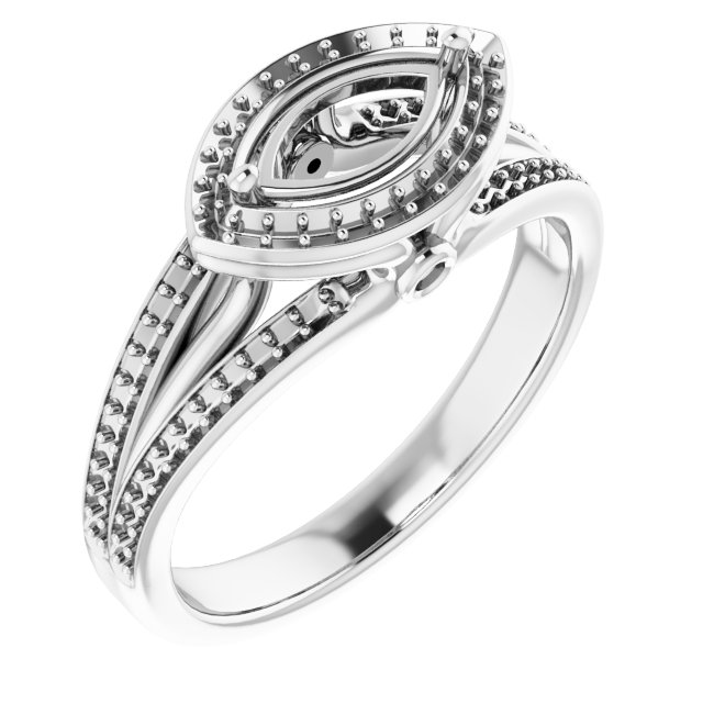 Halo-Style Engagement Ring