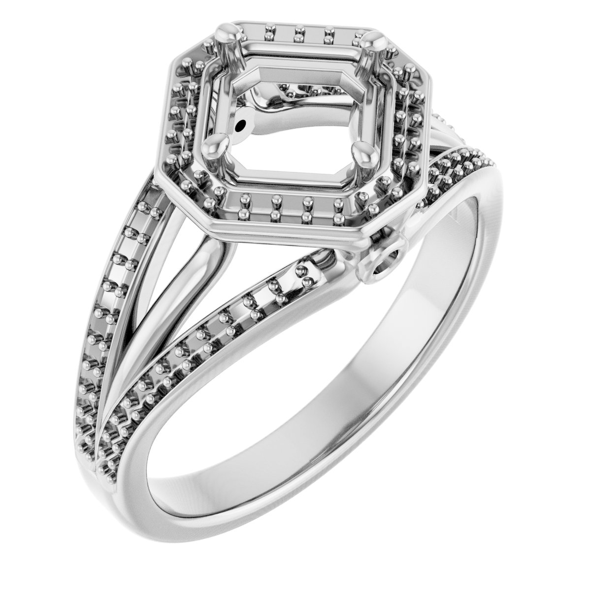 Halo-Style Engagement Ring