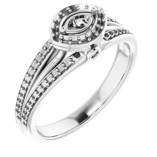 Halo-Style Engagement Ring