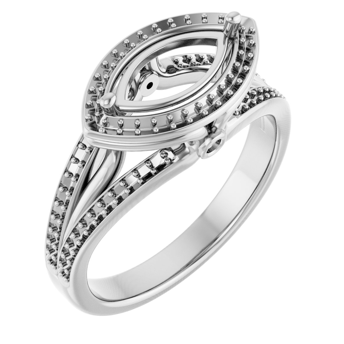 Halo-Style Engagement Ring