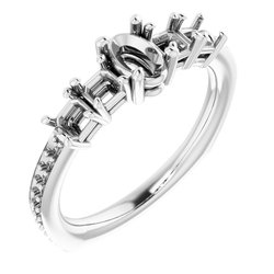 Five-Stone Accented Ring