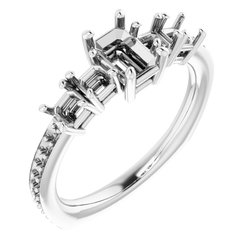 Five-Stone Accented Ring