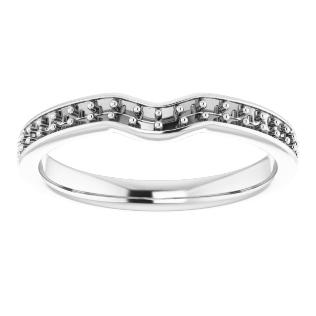 Band Mounting for 10 mm Square Ring view 3