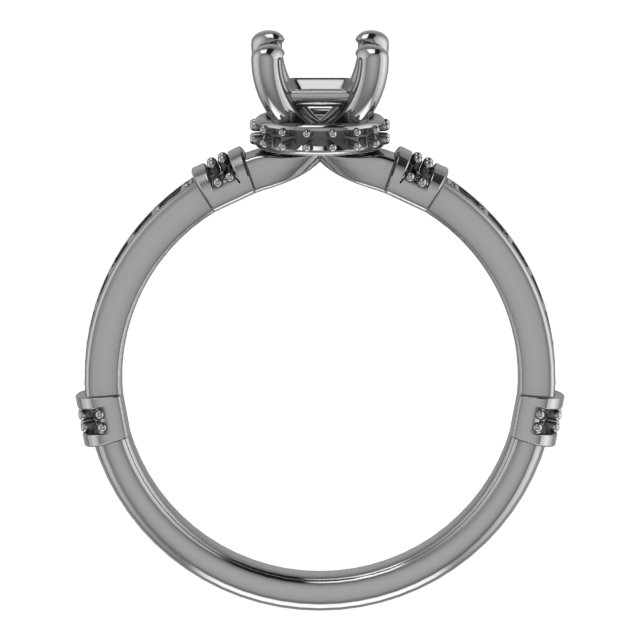 10 mm Square Ring Mounting view 2