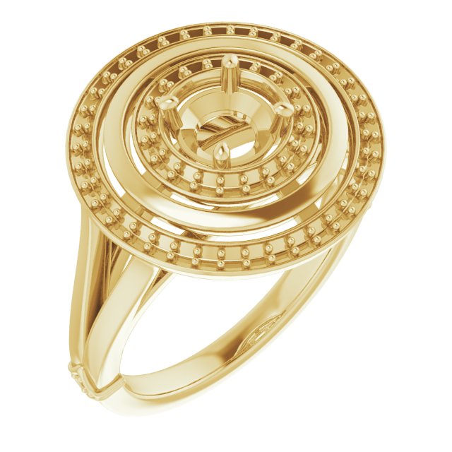 Double Halo-Style Ring