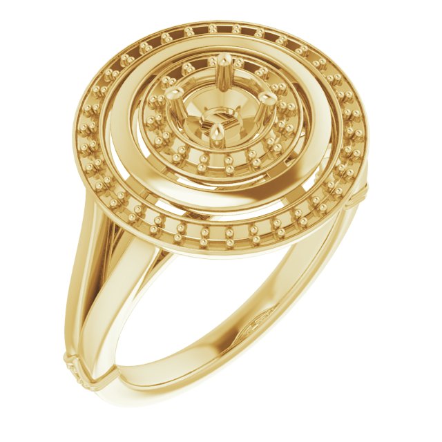 Double Halo-Style Ring