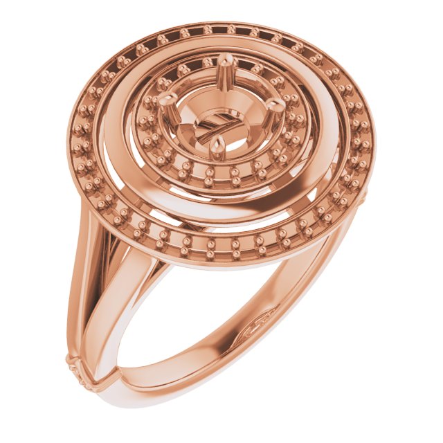 Double Halo-Style Ring