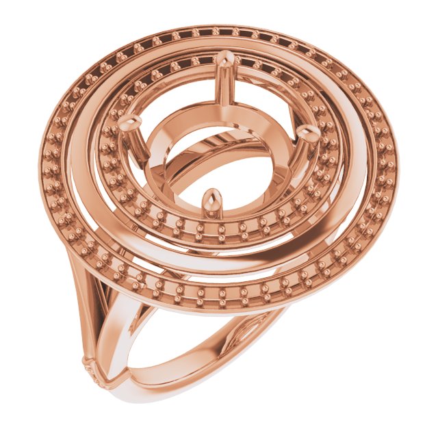Double Halo-Style Ring