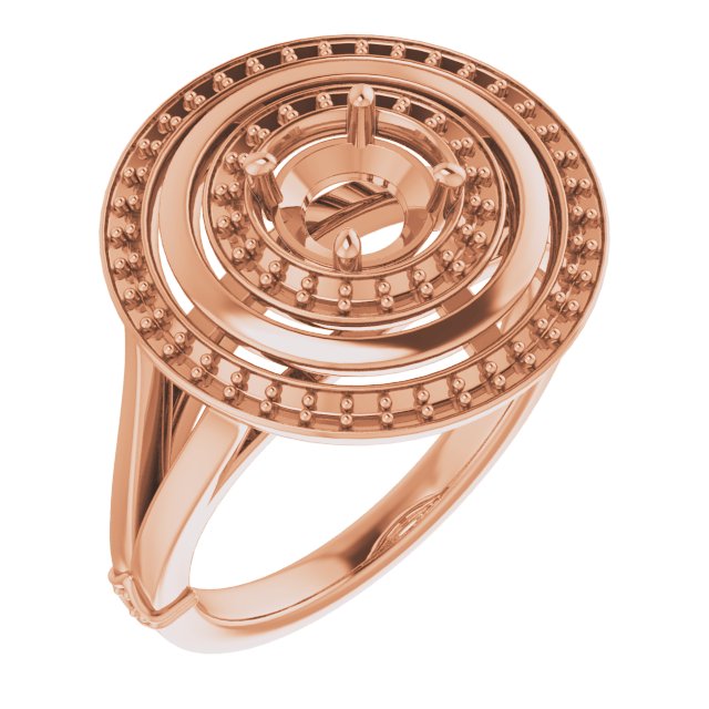 Double Halo-Style Ring