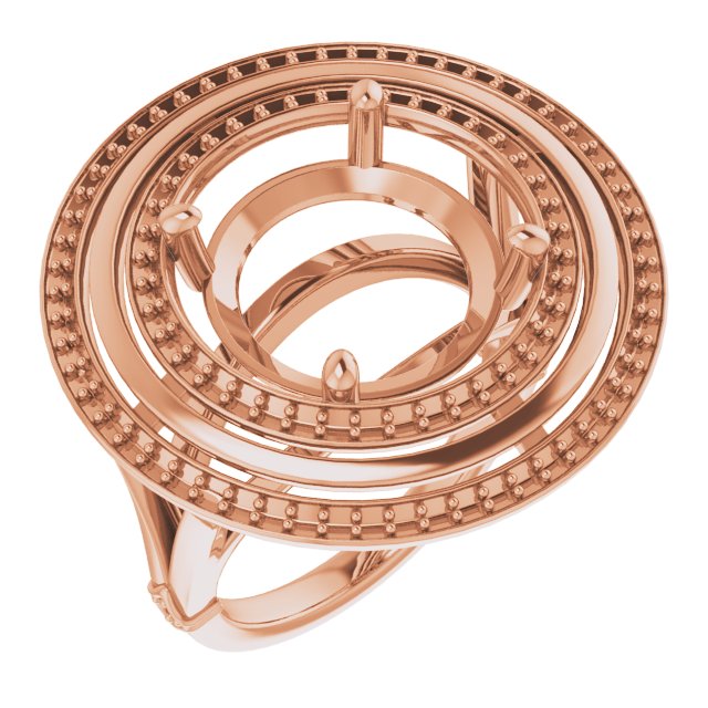 Double Halo-Style Ring