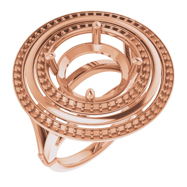 Double Halo-Style Ring