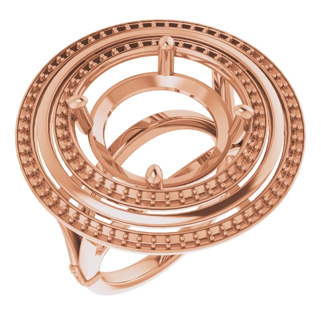 Double Halo-Style Ring