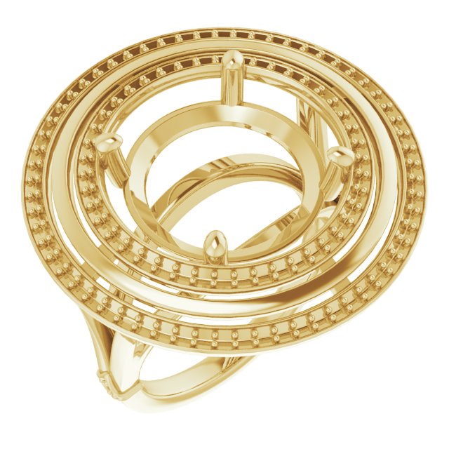 Double Halo-Style Ring