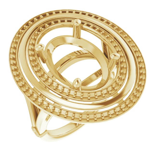 Double Halo-Style Ring