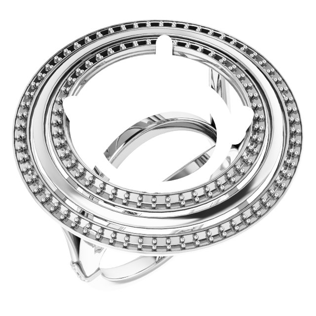 Double Halo-Style Ring