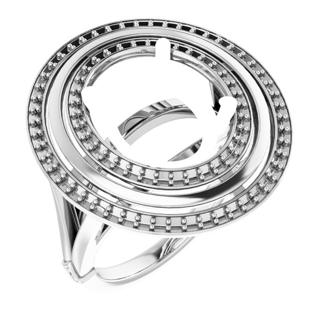 Double Halo-Style Ring