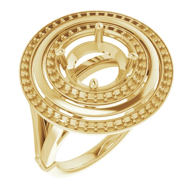 Double Halo-Style Ring