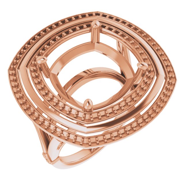Double Halo-Style Ring