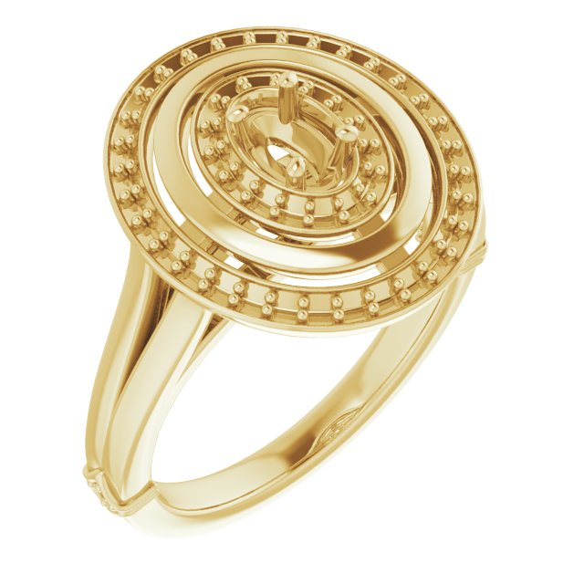 Double Halo-Style Ring