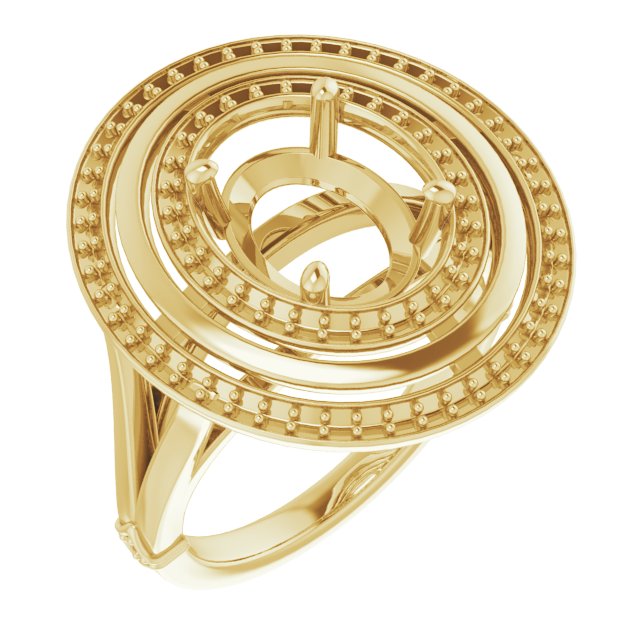 Double Halo-Style Ring