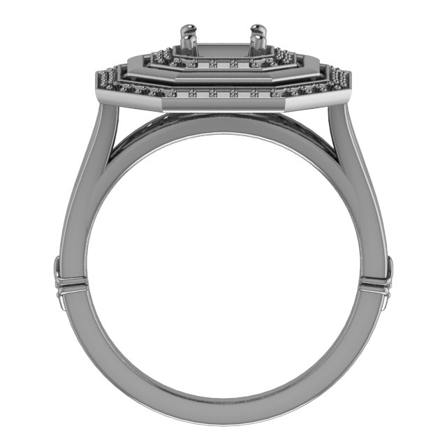 10 mm Square Ring Mounting view 2